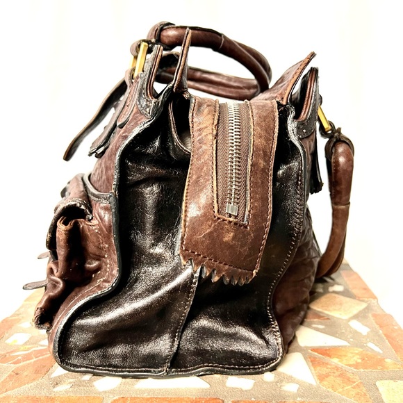 Vintage Chloe Bag Huge Tote Handbag Purse - Picture 9 of 13